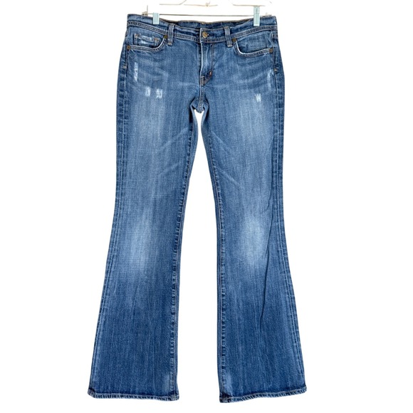 Citizens of Humanity Flare Jeans Women 31 Blue Denim Y2K Western Vintage Classic - Picture 1 of 15
